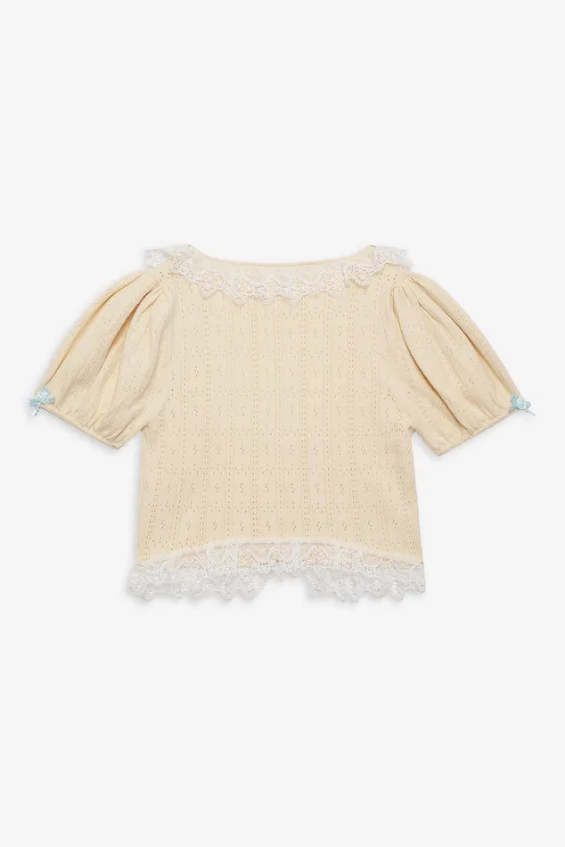 For Love and Lemons Daniela Knit Top Women Tops