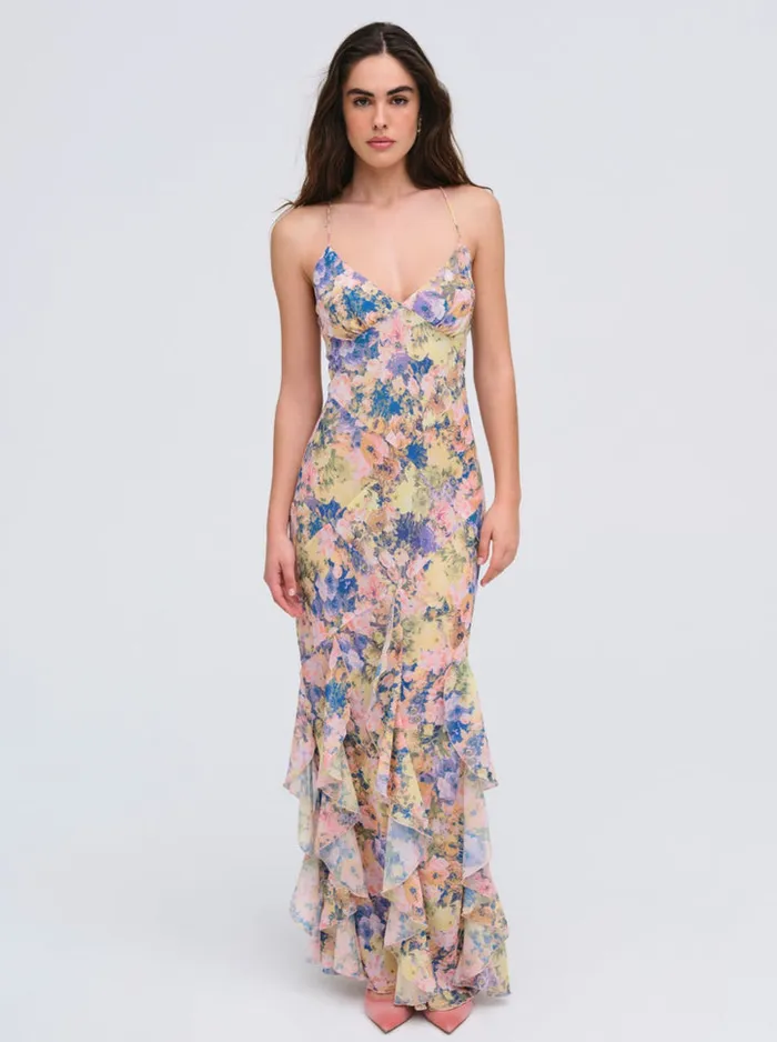 For Love and Lemons Elea Maxi Dress Women Dresses