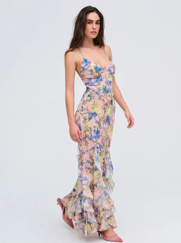 For Love and Lemons Elea Maxi Dress Women Dresses