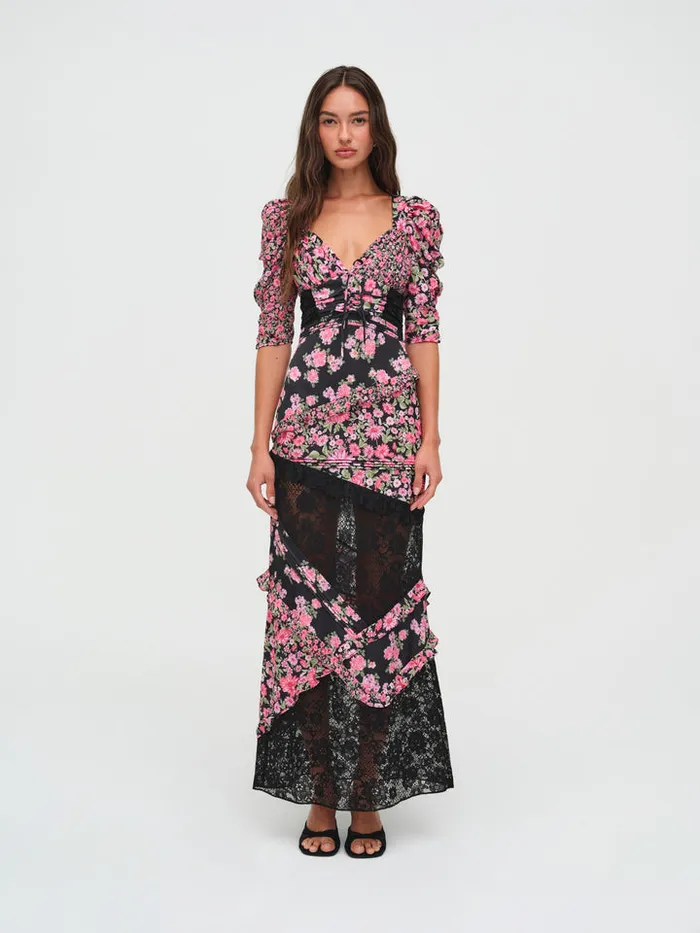 For Love and Lemons Emalyn Maxi Dress Women Dresses