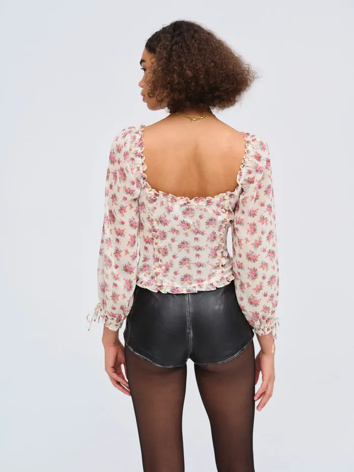 For Love and Lemons Etienne Top Women Tops