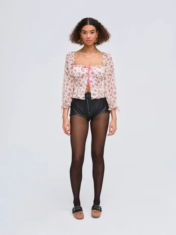 For Love and Lemons Etienne Top Women Tops
