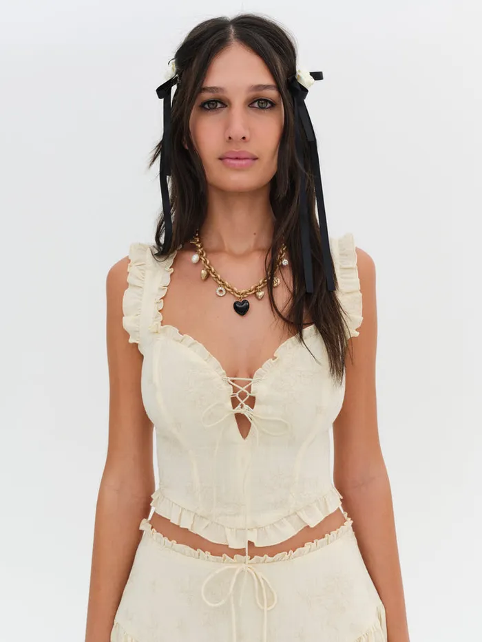 For Love and Lemons Gigi Corset Top Women Tops