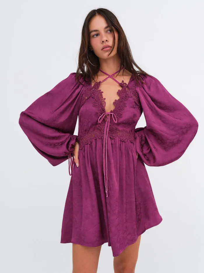For Love and Lemons Henley Mini Dress Women Dresses