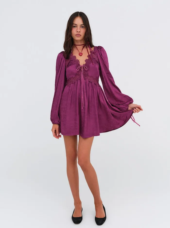 For Love and Lemons Henley Mini Dress Women Dresses