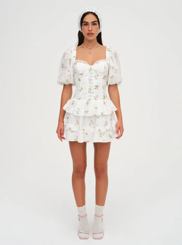 For Love and Lemons Kinsley Mini Dress Women Dresses