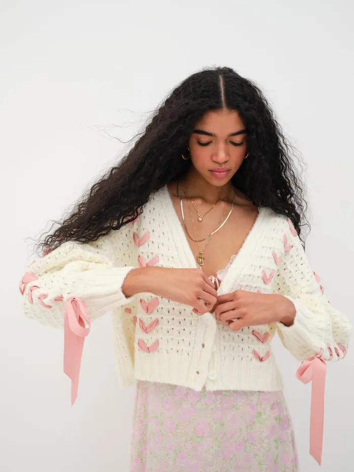 For Love and Lemons Laurel Oversized Cardigan Women Knitwear