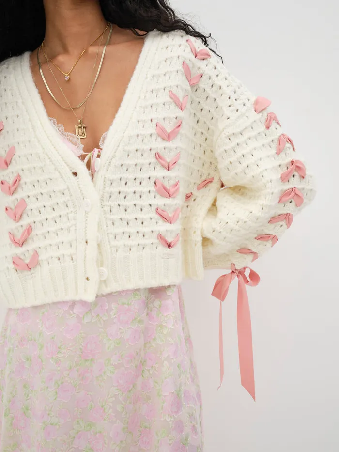 For Love and Lemons Laurel Oversized Cardigan Women Knitwear