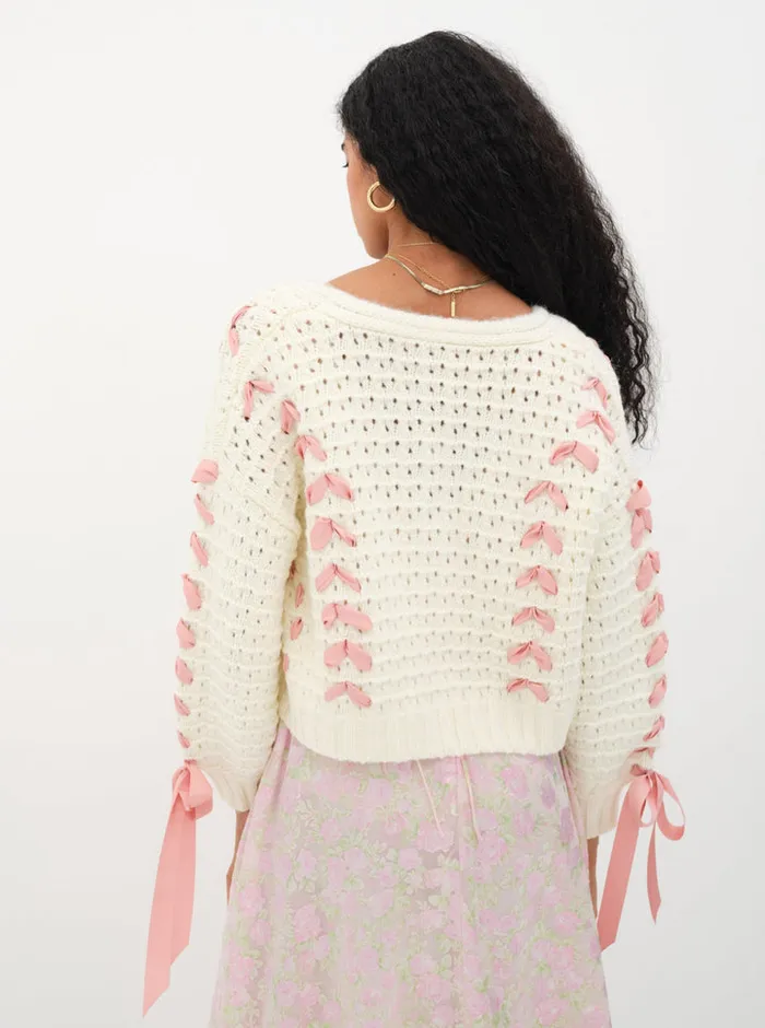 For Love and Lemons Laurel Oversized Cardigan Women Knitwear