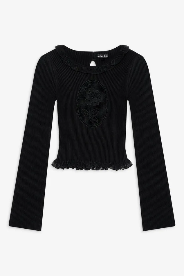 For Love and Lemons Lyon Knit Top Women Tops