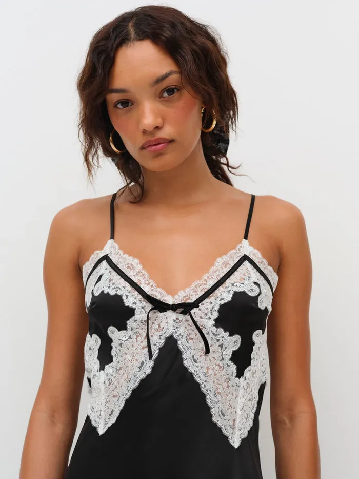 For Love and Lemons Maeve Maxi Slip Dress Women Lingerie