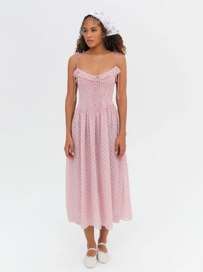 For Love and Lemons Maxine Midi Dress Women Dresses