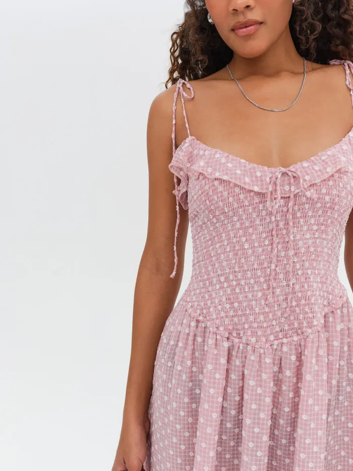 For Love and Lemons Maxine Midi Dress Women Dresses