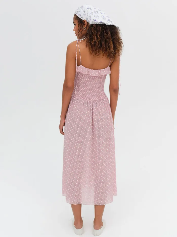 For Love and Lemons Maxine Midi Dress Women Dresses