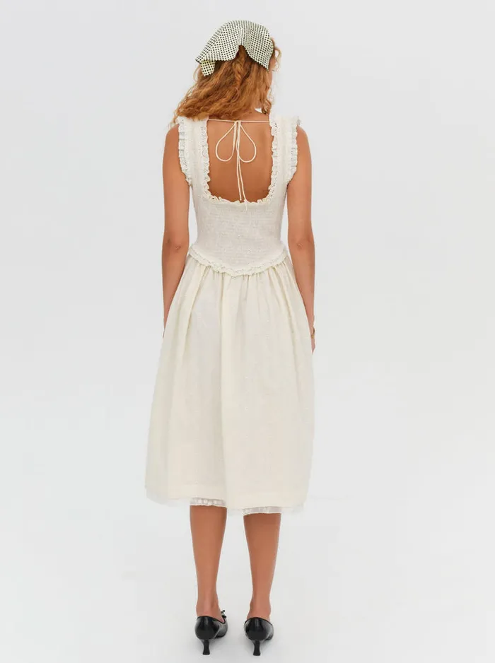 For Love and Lemons Morgan Midi Dress Women Dresses
