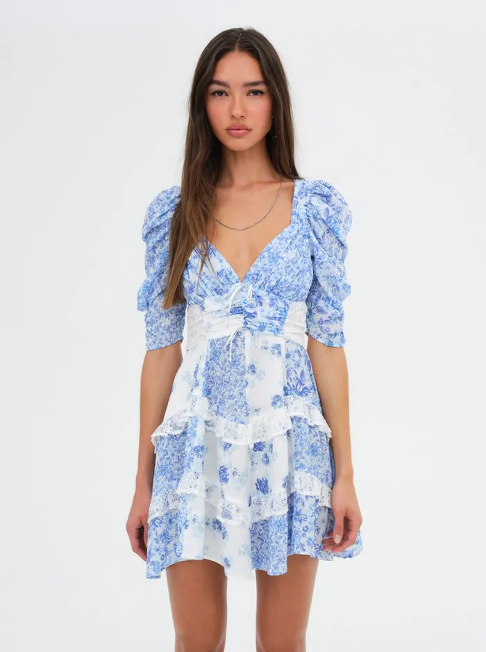 For Love and Lemons Rosalyn Mini Dress Women Dresses