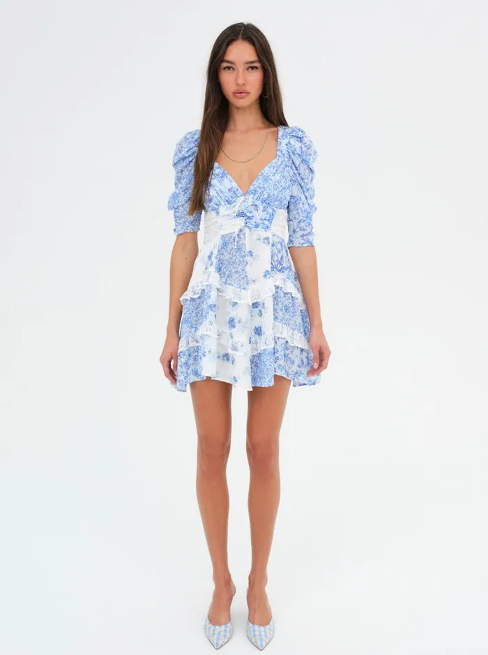 For Love and Lemons Rosalyn Mini Dress Women Dresses