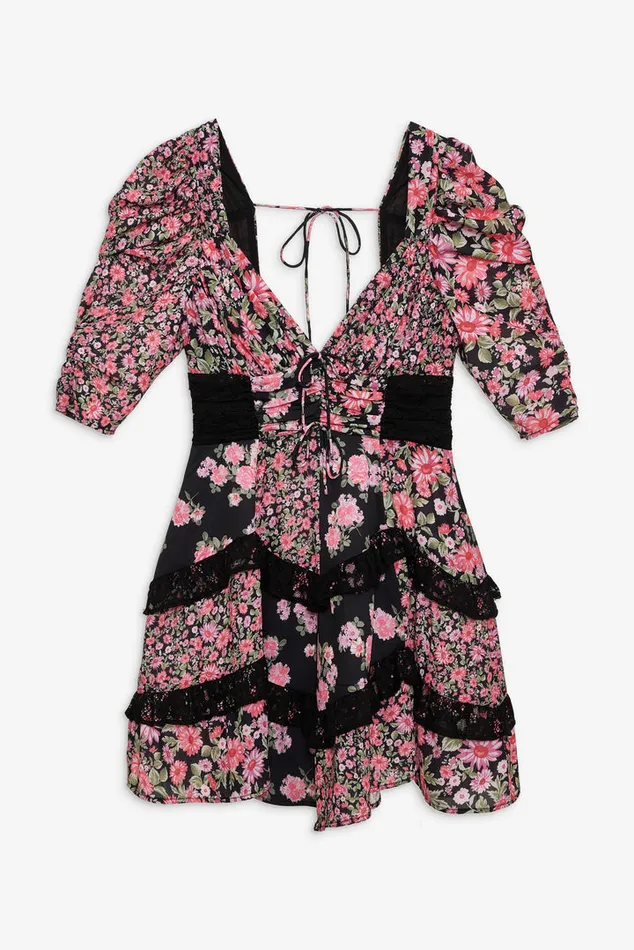 For Love and Lemons Rosalyn Mini Dress Women Dresses