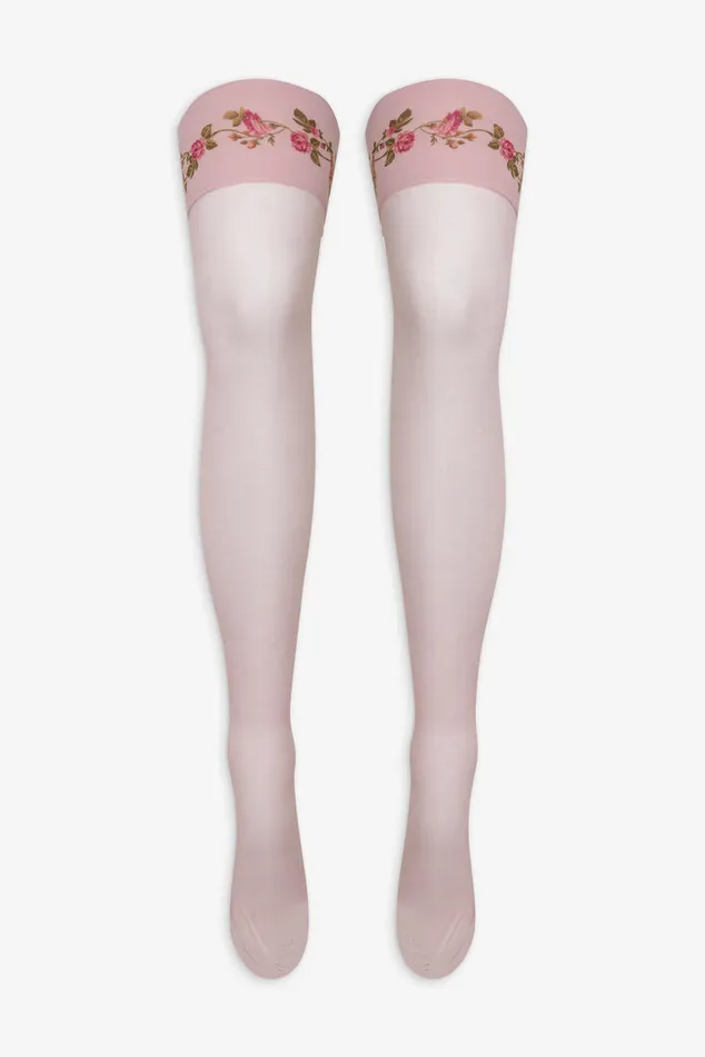 For Love and Lemons Rose Vine ThighHigh Socks Women Other Accessories