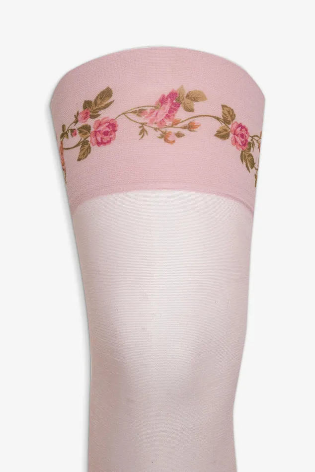 For Love and Lemons Rose Vine ThighHigh Socks Women Other Accessories