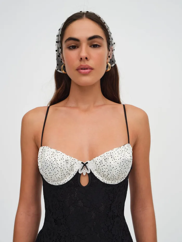 For Love and Lemons Tristan Lace Mini Dress Women Dresses