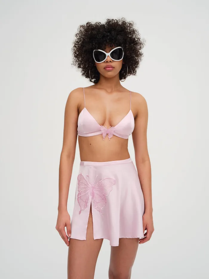 For Love and Lemons Truette Mini Skirt Women Bottoms
