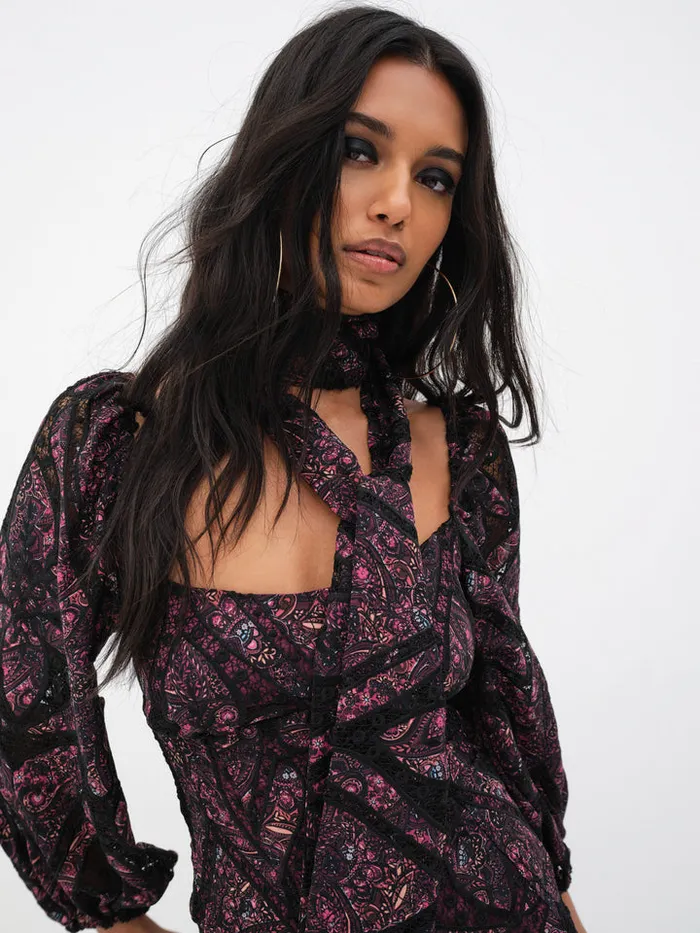 For Love and Lemons Valerie Mini Dress Women Dresses
