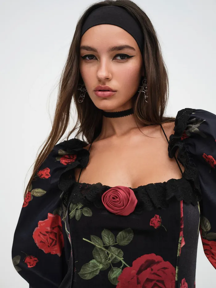 For Love and Lemons Yara Mini Dress Women Dresses