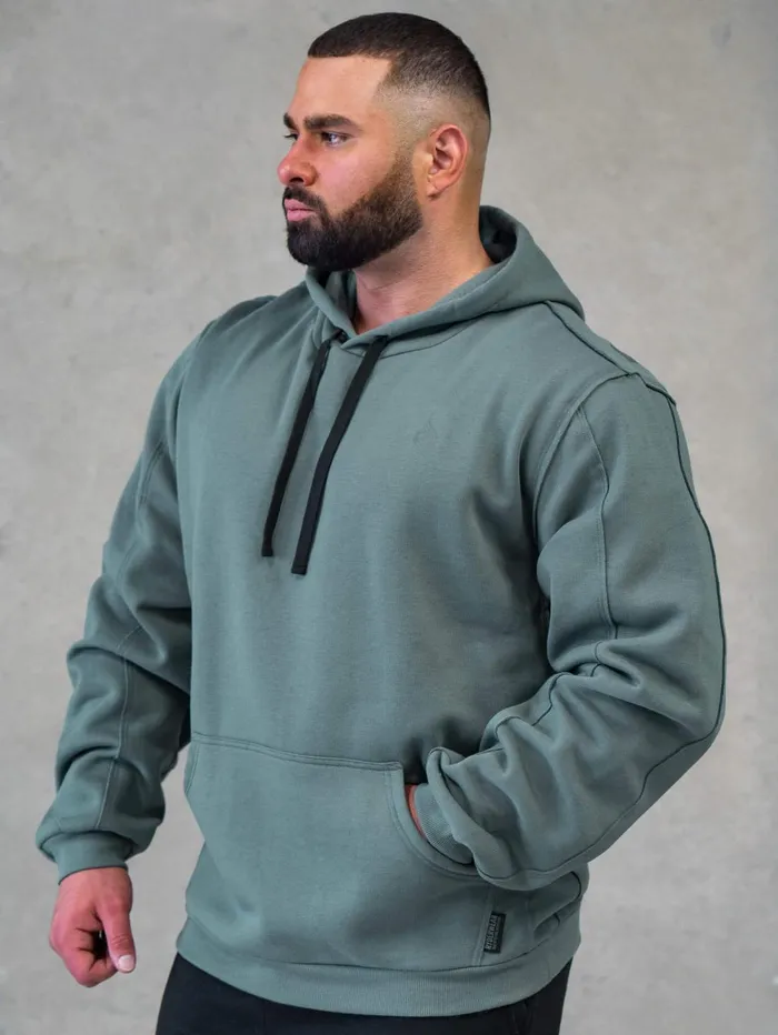 Force Pullover Hoodie 8211 Fern Green Men Ryderwear Sweaters and Hoodies