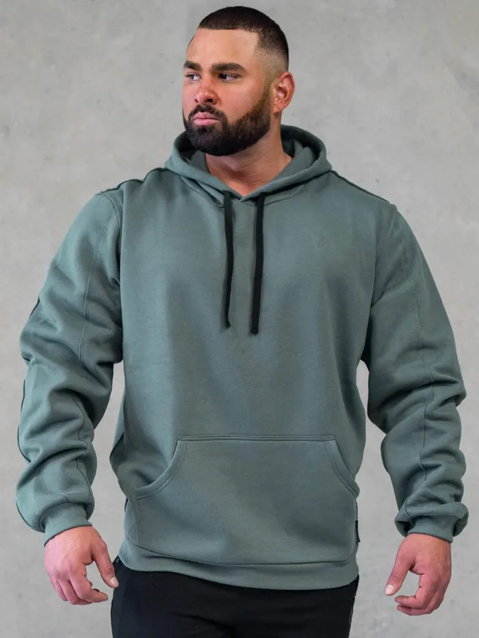 Force Pullover Hoodie 8211 Fern Green Men Ryderwear Sweaters and Hoodies