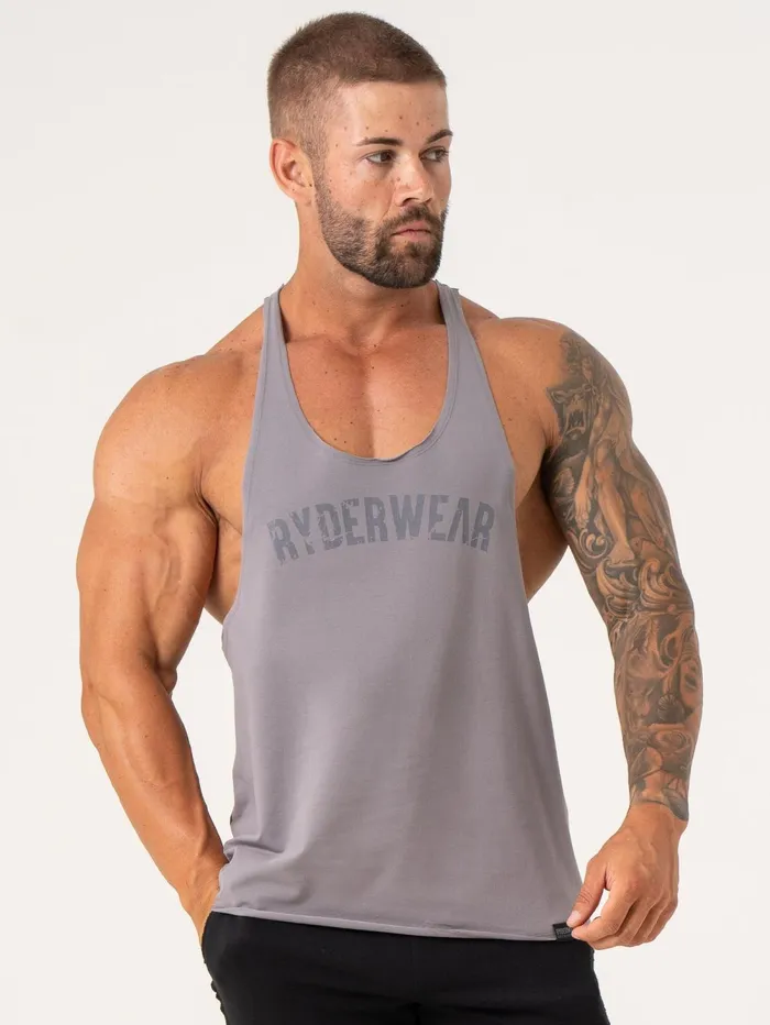 Force Stringer 8211 Charcoal Men Ryderwear Tops