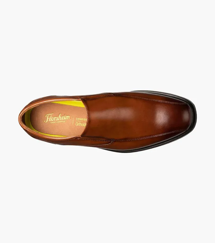 Forecast Waterproof Bike Toe Slip On Cognac Men Florsheim Florsheim Comfortech