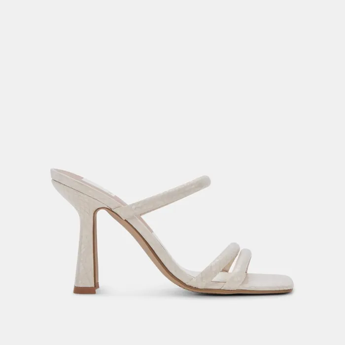 Fort Heels Ivory Embossed Stella Women Dolce Vita Heels