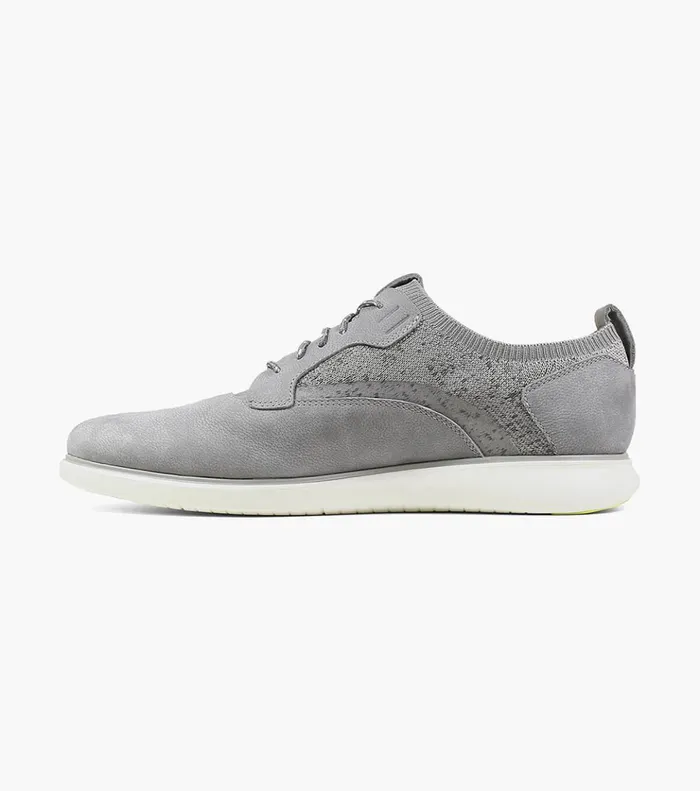 Fuel Knit Plain Toe Oxford Light Gray Men Florsheim Casual Shoes