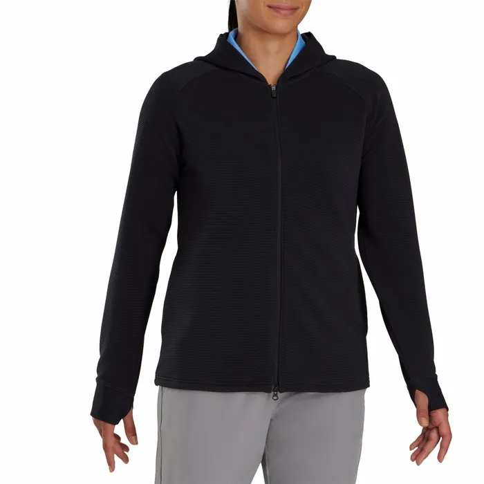 FullZip Ottoman Hoodie Women Women FootJoy Base MidLayers