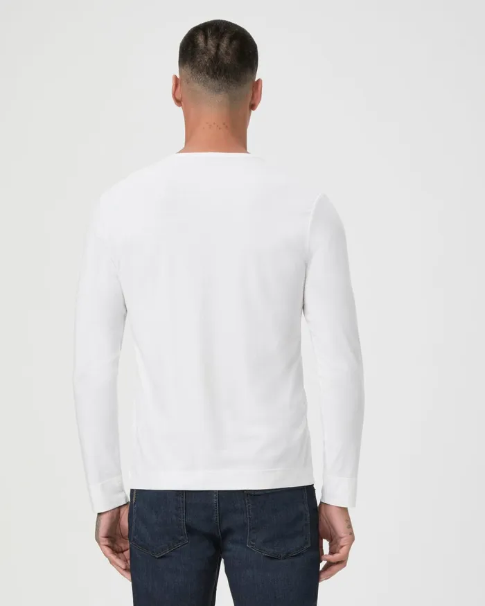 Garrett Henley Tee 8211 Fresh White Men PAIGE Tees Garrett Henley Tee 8211 Fresh White Men PAIGE Tees