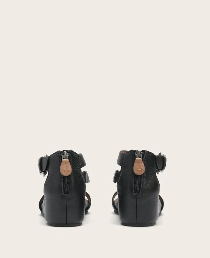 GENTLE SOULS Gwen Leather Wedge Sandal Black Women Kenneth Cole Sandals and Wedges GENTLE SOULS Gwen Leather Wedge Sandal Black Women Kenneth Cole Sandals and Wedges