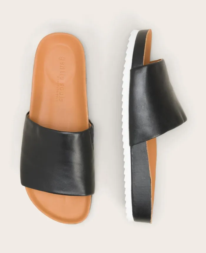 GENTLE SOULS Montauk One Band Sandal Black Men Kenneth Cole Sandals GENTLE SOULS Montauk One Band Sandal Black Men Kenneth Cole Sandals