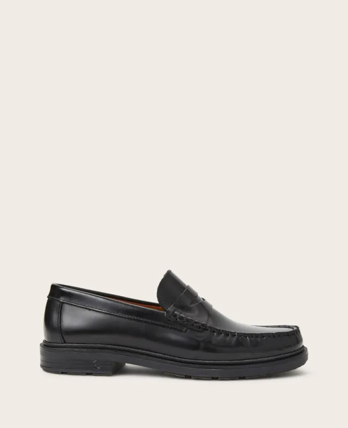 GENTLE SOULS Myles Leather Penny Loafer Black Men Kenneth Cole Loafers