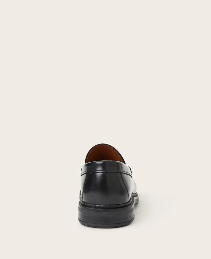 GENTLE SOULS Myles Leather Penny Loafer Black Men Kenneth Cole Loafers GENTLE SOULS Myles Leather Penny Loafer Black Men Kenneth Cole Loafers