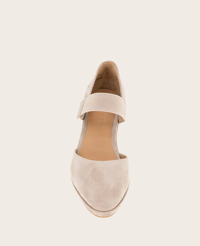 GENTLE SOULS Oriana Suede Wedge Mushroom Suede Women Kenneth Cole Sandals and Wedges GENTLE SOULS Oriana Suede Wedge Mushroom Suede Women Kenneth Cole Sandals and Wedges