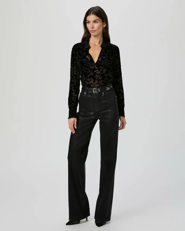 Ginerva Blouse 8211 Black Velvet Women PAIGE Tops and Blouses Ginerva Blouse 8211 Black Velvet Women PAIGE Tops and Blouses