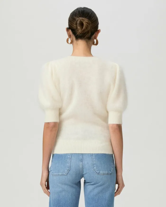 Gladiolus Sweater 8211 Ivory Cashmere Women PAIGE Sweaters and Sweatshirts Gladiolus Sweater 8211 Ivory Cashmere Women PAIGE Sweaters and Sweatshirts
