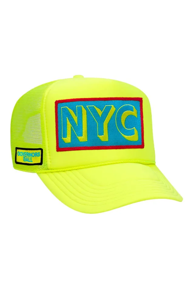 GOV BALL 2024 VINTAGE LOW RISE TRUCKER WomenMen Aviator Nation Trucker Hats