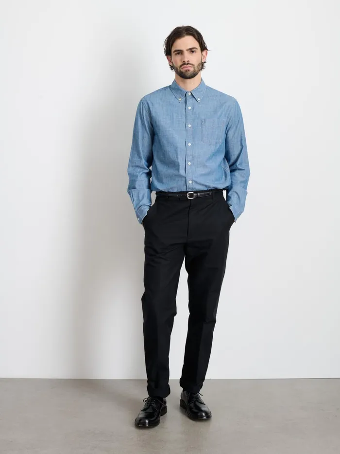 Grant Trouser In Cotton Twill Anthracite Men Alex Mill Suiting Blazers Grant Trouser In Cotton Twill Anthracite Men Alex Mill Suiting Blazers