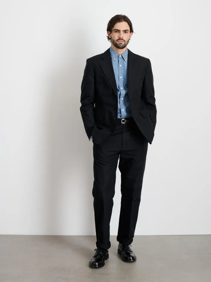 Grant Trouser In Cotton Twill Anthracite Men Alex Mill Suiting Blazers Grant Trouser In Cotton Twill Anthracite Men Alex Mill Suiting Blazers