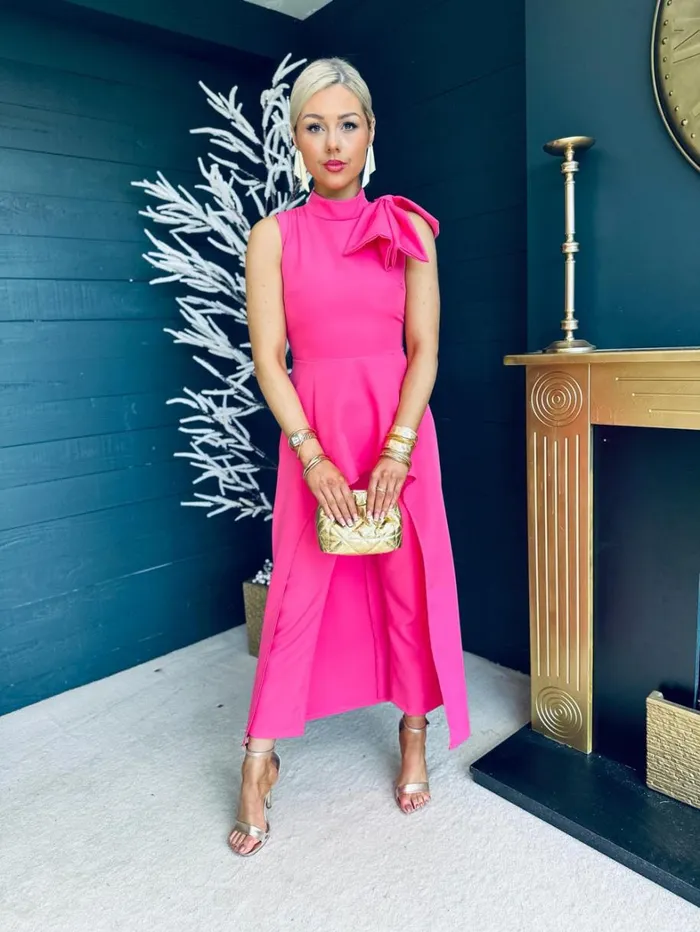 Grayson Occasion 2 Piece Pink Womens Canella Lane Suits and Blazers