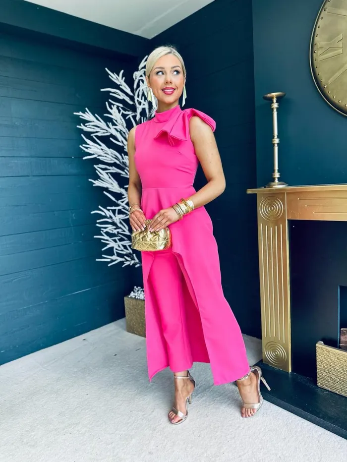 Grayson Occasion 2 Piece Pink Womens Canella Lane Suits and Blazers
