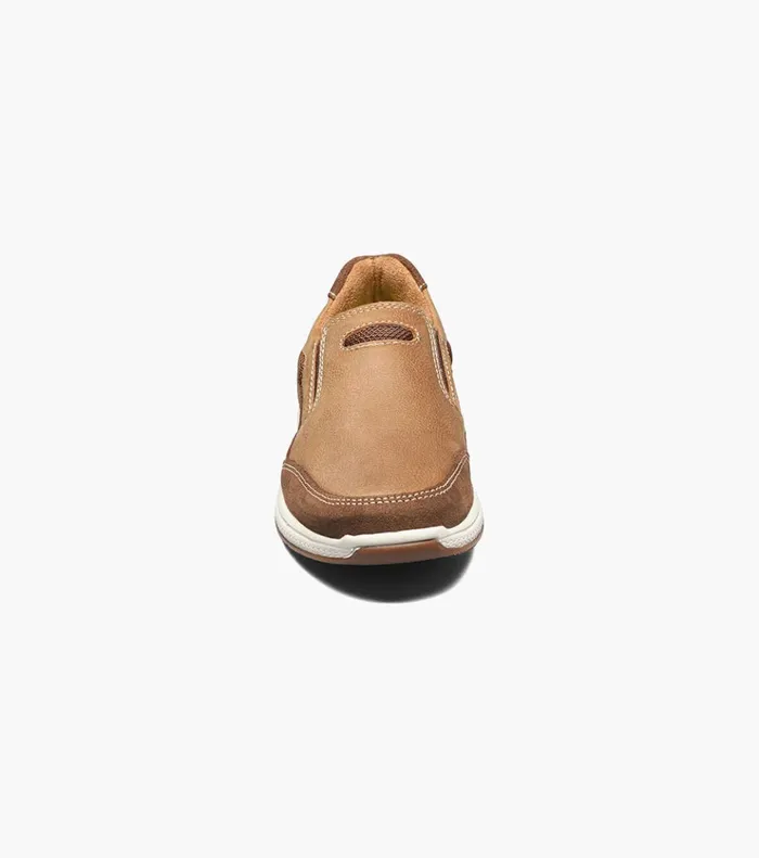 Great Lakes Jr Boys Sport Slip On Stone Kids Florsheim Casual Shoes