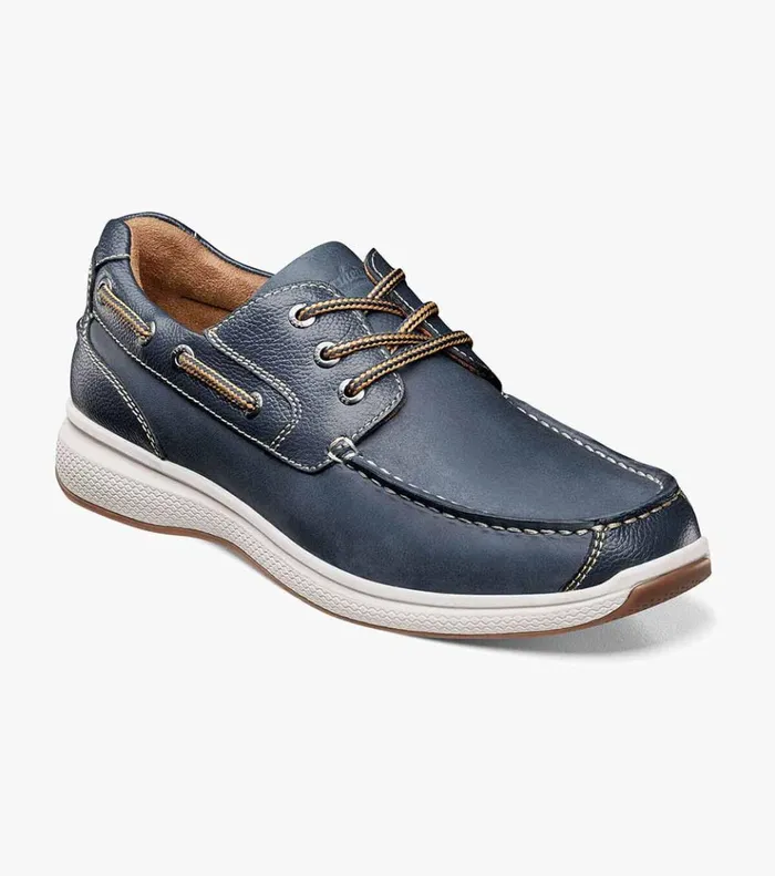 Great Lakes Moc Toe Oxford Indigo Men Florsheim Casual Shoes
